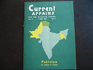 Imagen del vendedor de Current Affairs for the Canadian Forces: Volume 11 No. 6, June 1, 1957: Pakistan. a la venta por J. King, Bookseller,