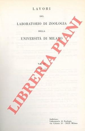 Lavori del Laboratorio di Zoologia della Università di Milano.