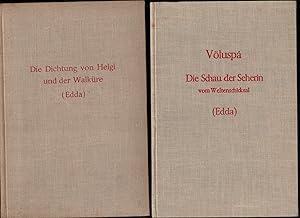 Die Lieder des Codex regius (Edda) und verwandte Denkmäler. Band I : Mythische Dichtung. Erster T...