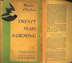 Imagen del vendedor de Twenty years a-growing [ In Dingle -- My first journey home -- THe island -- A day's hunting -- Ventry races -- Pierce's cave -- A shoal of mackerel -- Hallowe'en -- The whale -- The wake -- A night in t he Inish -- The war -- The shipwreck -- The Wanderer -- The lobster season -- Matchmaking -- The wedding day -- An American wake -- The stranger -- My last journey to the Inish -- I leave home -- From Single east -- The City of Dublin -- The Civic Guard -- Connemara] a la venta por Joseph Valles - Books