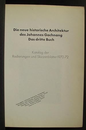 Die Neue Historische Architektur des Johannes Gachnang Das Dritte Buch