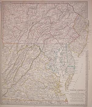 North America Sheet VII Pennsylvania, New Jersey, Maryland, Delaware, Columbia and Part of Virginia