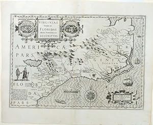 Imagen del vendedor de Virginiae item et Floridae Americae provinciarum nova descriptio a la venta por Donald A. Heald Rare Books (ABAA)