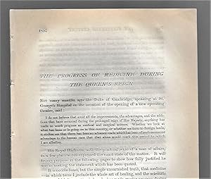 Seller image for The Progress of Medicine During The Queen's Reign for sale by Legacy Books II