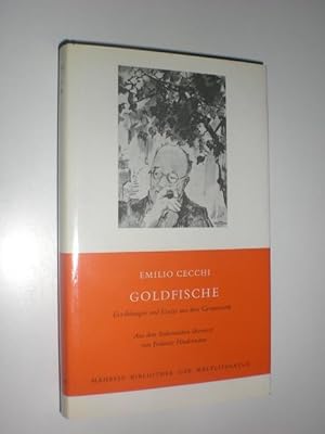 Seller image for Goldfische. Eine Auswahl von Erzhlungen und Essays aus dem Gesamtwerk. bertragung aus dem Italienischen und Nachwort von Federico Hindermann. for sale by Stefan Kpper