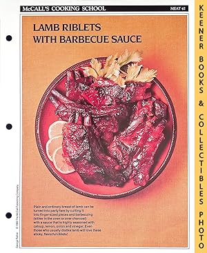Seller image for McCall's Cooking School Recipe Card: Meat 42 - Barbecued Lamb Riblets : Replacement McCall's Recipage or Recipe Card For 3-Ring Binders : McCall's Cooking School Cookbook Series for sale by Keener Books (Member IOBA)
