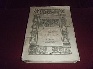 Seller image for Aurora. Sobre la suma del arte notarial. Con las adiciones de Pedro de Unzola, notario de Bolonia, obra que los modernos llaman Meridiana. Version al castellano de D. Victor Vicente Vela y D. Rafael Nu�ez Lagos for sale by LIBRERIA ANTICUARIA EPOPEYA
