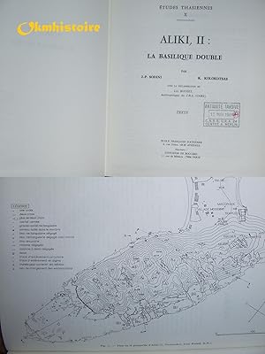 Imagen del vendedor de ALIKI II . La Basilique double ------ Volume de Texte + Volume de Planches a la venta por Okmhistoire