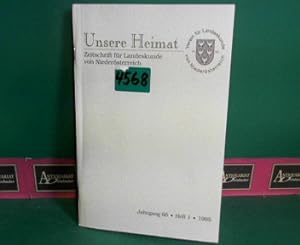 Unsere Heimat. - Jahrgang 66, Heft 1, 1995. - Zeitschrift für Landeskunde von Niederösterreich