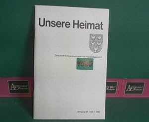 Imagen del vendedor de Unsere Heimat. - Jahrgang 64, Heft 3, 1993. - Zeitschrift fr Landeskunde von Niedersterreich. a la venta por Antiquariat Deinbacher