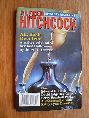 Seller image for Alfred Hitchcock Mystery Magazine December 2003 for sale by Scene of the Crime, ABAC, IOBA