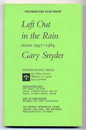 Seller image for Left Out in the Rain: New Poems, 1947-1985 for sale by Between the Covers-Rare Books, Inc. ABAA