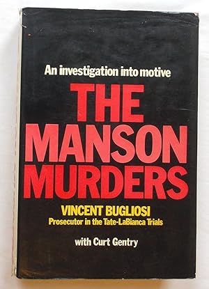 Imagen del vendedor de The Manson Murders - An Investigation Into Motive a la venta por Transformer