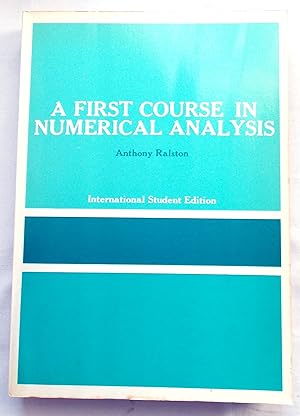 Seller image for A First Course in Numerical Analysis for sale by Transformer