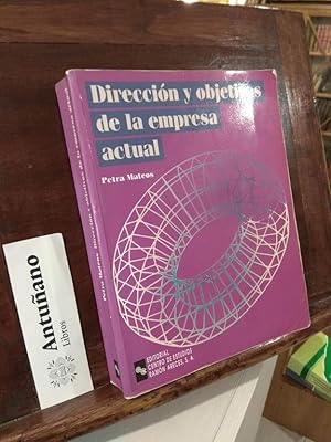 Immagine del venditore per Direccin y objetivos de la empresa actual venduto da Libros Antuano