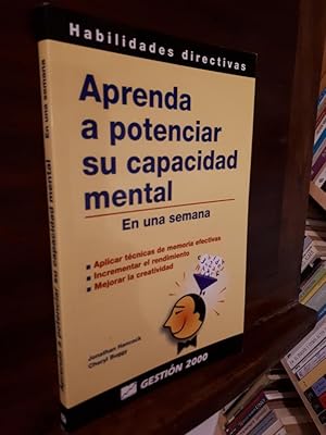 Image du vendeur pour Aprenda a potenciar su capacidad mental en una semana mis en vente par Libros Antuano