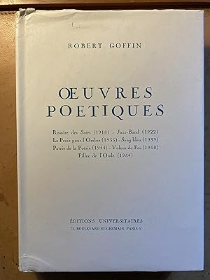 Oeuvres poétiques