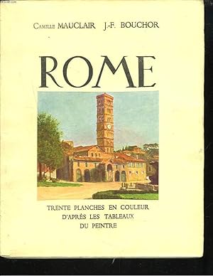 Bild des Verkufers fr ROME. Trente planches en couleur d'aprs les tableaux du peintre. zum Verkauf von Le-Livre