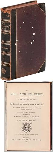 Immagine del venditore per The Vine and Its Fruit, More Especially In Relation to The Production of Wine: Embracing an Historical and Descriptive Account of the Grape, Its Culture and Treatment in All Countries.and Incorporating a Brief Discourse on Wine venduto da Between the Covers-Rare Books, Inc. ABAA
