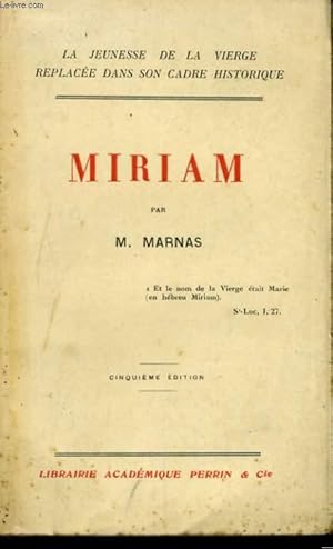 Seller image for MIRIAM for sale by Le-Livre