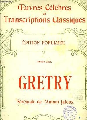 Bild des Verkufers fr SERENADE DE L'AMANT JALOUX zum Verkauf von Le-Livre