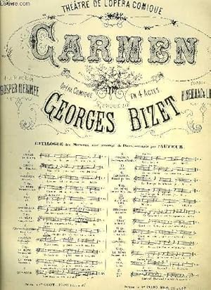 Seller image for CARMEN for sale by Le-Livre