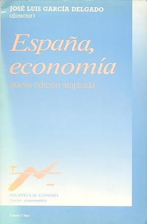 Immagine del venditore per ESPAA, ECONOMIA - (Biblioteca de economia) venduto da Libreria 7 Soles