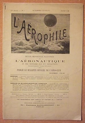 Image du vendeur pour L'arophile N7 ( juillet 1903) mis en vente par Domifasol