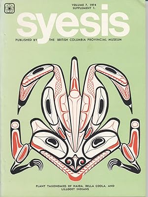 Syesis, Volume 7, 1974 Supplement 1