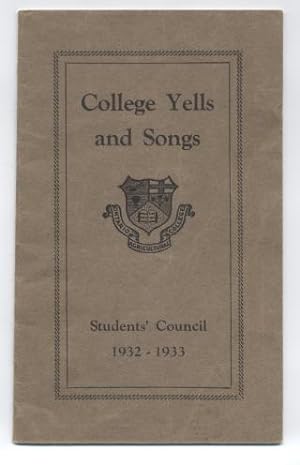 College Yells and Songs, 1932-33