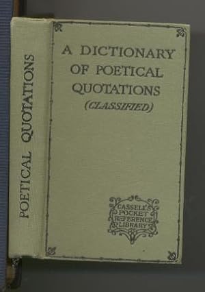 Poetical Quotations (Cassell's Pocket Reference Library) (Dictionary of Poetical Quotations)