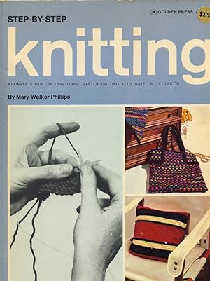 Bild des Verkufers fr STEP-BY-STEP KNITTING : A Complete Introduction to the Craft Knitting (Golden Press Craft Series) zum Verkauf von 100POCKETS