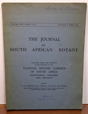 Image du vendeur pour THE WOODY PLANTS OF THE BECHUANALAND PROTECTORATE. Special Issue of The Journal of South African Botany, Volume Xviii, April 1952. mis en vente par RON RAMSWICK BOOKS, IOBA