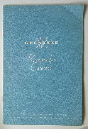 Seller image for Davis Gelatine | Recipes For Caterers for sale by *bibliosophy*