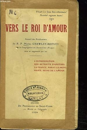 Seller image for VERS LE ROI D'AMOUR. for sale by Le-Livre