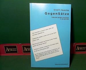 GegenSätze - Dreihundert geistliche Aphorismen für das Jahr 2000.