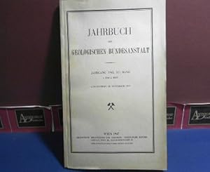 Bild des Verkufers fr Jahrbuch der Geologischen Bundesanstalt, Jahrgang 1945, XC. Band, 3. und 4. Heft. zum Verkauf von Antiquariat Deinbacher