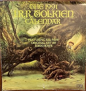 Seller image for The 1991 J.R.R. Tolkein Calendar Featuring All-New Original Art By John Howe for sale by Three Geese in Flight Celtic Books