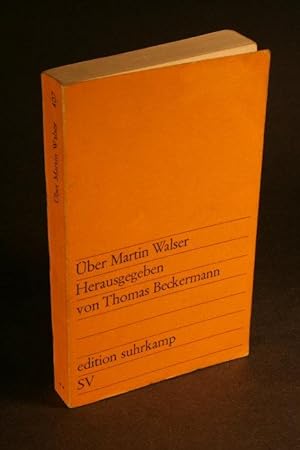 Seller image for ber Martin Walser. for sale by Steven Wolfe Books