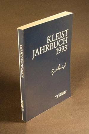 Bild des Verkufers fr Kleist-Jahrbuch, 1993. zum Verkauf von Steven Wolfe Books