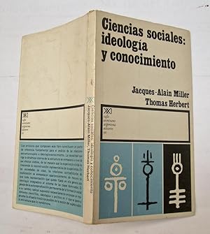 Seller image for Ciencias sociales: Ideologa y conocimiento for sale by La Social. Galera y Libros