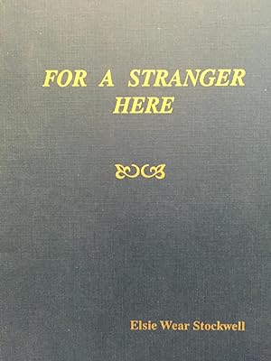 Immagine del venditore per For a Stranger Here *SIGNED* venduto da Bryn Mawr Bookstore