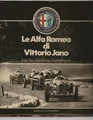 Le Alfa Romeo Di Vittorio Jano