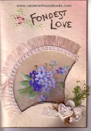 'Fondest Love' - vintage greeting card