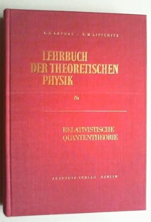 Relativistische Quantentheorie. In deutscher Sprache hg. von Adolf Kühnel.