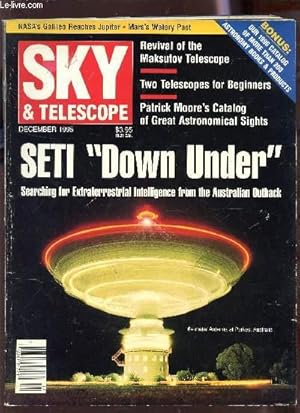 Bild des Verkufers fr SKY & TELESCOPE - DECEMBER 1995 / SETI "DOWN UNDER" / NASA'S GALILEO REACHES JUPITER - MARS'S WATERY PAST / ETC. zum Verkauf von Le-Livre