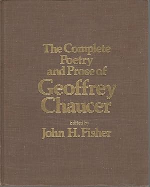 Bild des Verkufers fr The Complete Poetry and Prose of Geoffrey Chaucer zum Verkauf von Dorley House Books, Inc.