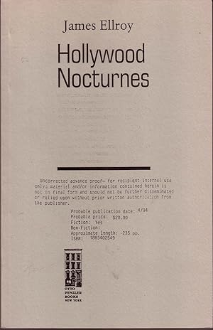 Seller image for HOLLYWOOD NOCTURNES. for sale by Monroe Stahr Books