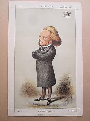 Image du vendeur pour Argyll, Duke of - Scientist and Philosopher - An Original Vanity Fair ''Spy'' Print mis en vente par K Books Ltd ABA ILAB