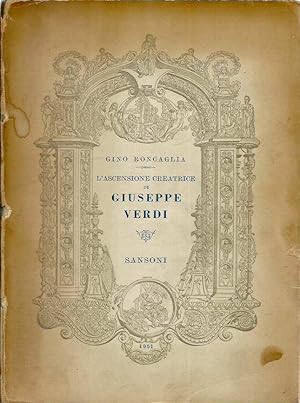 Seller image for L'ascensione creatrice di Giuseppe Verdi for sale by Laboratorio del libro